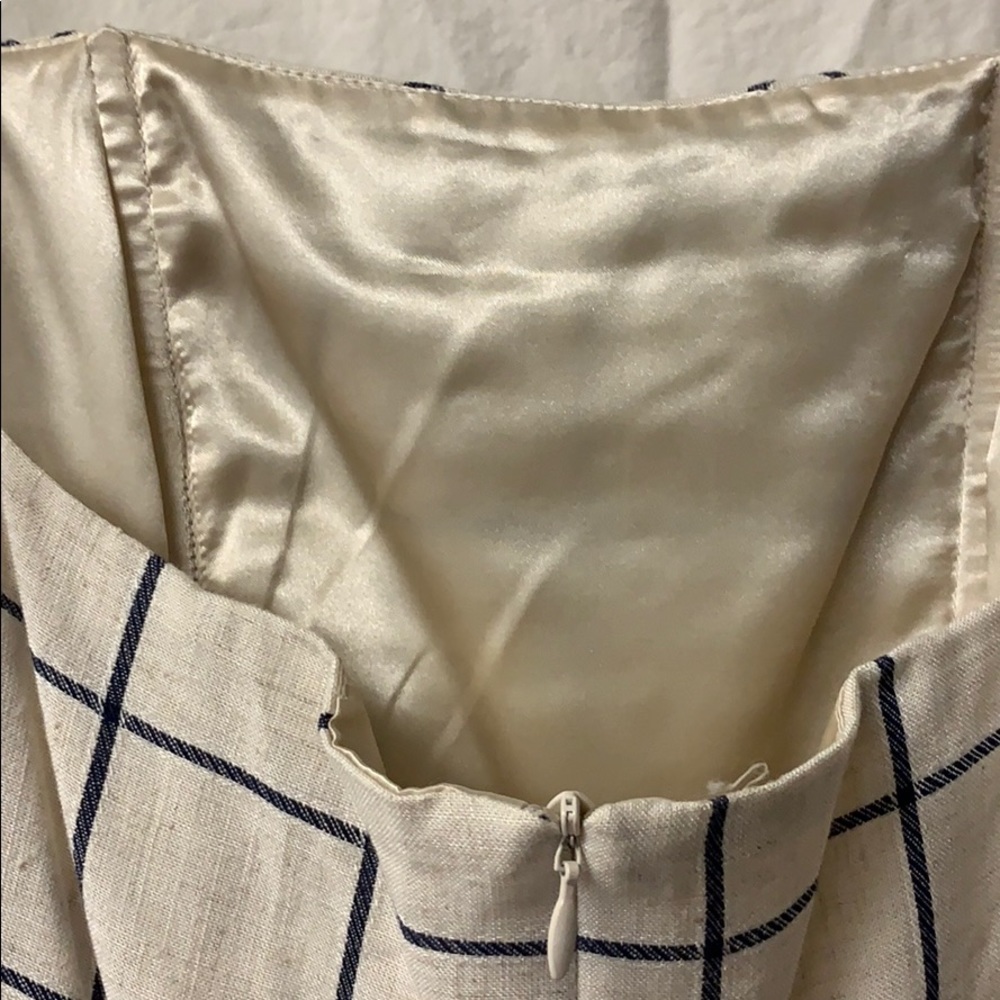 Windowpane Pattern Dress - Picture 4 of 5